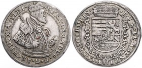 ARCHDUKE FERDINAND (1564 - 1595)&nbsp;
1 Thaler, b. l., 28,38g, Hall. Dav. 8088&nbsp;

VF | VF
