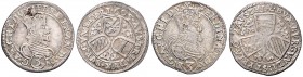 ARCHDUKE FERDINAND (1564 - 1595)&nbsp;
Lot 2 coins 3 Kreuzer 1605 and 1607, Graz&nbsp;

VF | VF