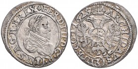 FERDINAND II (1619 - 1637)&nbsp;
3 Kreuzer, 1625, 1,57g, St. Pölten. Her. 1063&nbsp;

VF | VF