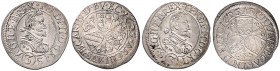 FERDINAND II (1619 - 1637)&nbsp;
Lot 2 coins 3 Kreuzer 1625, Graz. Her. 1078&nbsp;

EF | EF