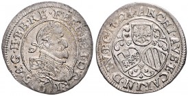 FERDINAND II (1619 - 1637)&nbsp;
3 Kreuzer, 1624, 1,75g, St. Veit. Her. 1107&nbsp;

EF | EF