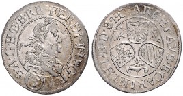 FERDINAND II (1619 - 1637)&nbsp;
3 Kreuzer, 1626, 1,85g, St. Veit. Her. 1121&nbsp;

EF | EF , RR!