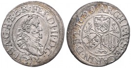 FERDINAND II (1619 - 1637)&nbsp;
3 Kreuzer, 1629, 1,75g, St. Veit. Her. 1123&nbsp;

EF | EF