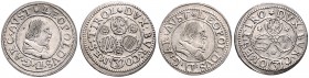 ARCHDUKE LEOPOLD (1618 - 1632)&nbsp;
Lot 2 coins 3 Kreuzer, b. l., Hall. M. T. 449&nbsp;

VF | VF