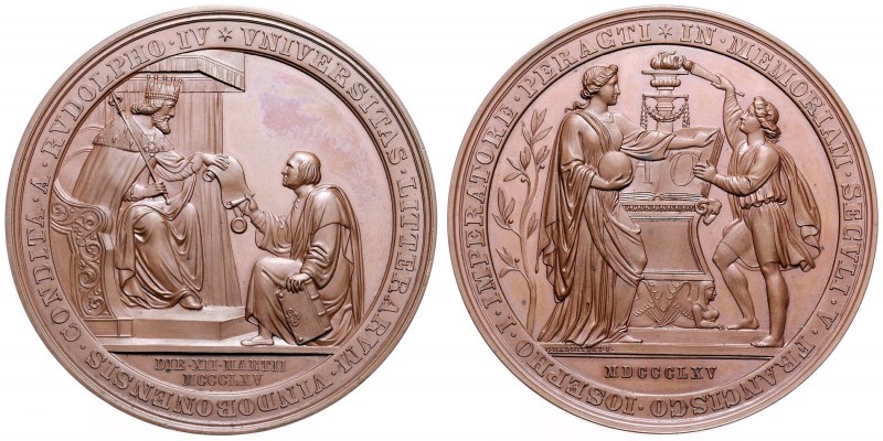 FRANZ JOSEPH I (1848 - 1916)&nbsp;
AE medal 500. Anniversary of the founding of...