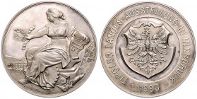 FRANZ JOSEPH I (1848 - 1916)&nbsp;
Silver medal To Commemorate Land Exhibition in Innsbruck, 1893, 53,3g, Wien. 55 mm, Ag 900/1000&nbsp;

about UNC...