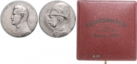 FRANZ JOSEPH I (1848 - 1916)&nbsp;
Silver medal Shooting Festival Bosen, original box, 1910, 40g, Wien. 45 mm, Ag 900/1000, Haus. 5335&nbsp;

about...