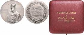 FRANZ JOSEPH I (1848 - 1916)&nbsp;
Silver medal Trade and Industry Exhibition, Baden (near Vienna), under the patronage of Archduke Rainer, original ...
