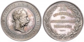 FRANZ JOSEPH I (1848 - 1916)&nbsp;
Silver medal Award for contribution to agriculture, b. l., 34,9g, Wien. J. Tautenhayn, 40 mm, Ag 900/1000&nbsp;
...