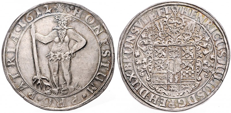 GERMAN STATES&nbsp;
1 Thaler Braunschweig, 1612, 29,1g, Dav. 6285&nbsp;

abou...