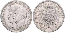 GERMAN STATES&nbsp;
3 Mark Anhalt, Fridrich II. (1904 - 1918), 1914, 16,67g, Jägger 24&nbsp;

EF | EF