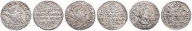 POLAND&nbsp;
Lot 3 coins 3 Groschen 1620, 1622, 1624), Zikmund III. Vasa (1587 - 1632), KM 31&nbsp;

VF | VF