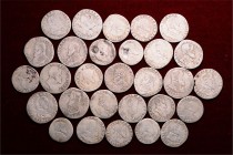 SPABNISH NETHERLANDS&nbsp;
Lot of 29 silver coins, of it 2 with countermark, Filip II. (1556 - 1598)&nbsp;

VF | VF