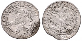 COINS MINTED IN BOHEMIA DURING THE REIGN OF MAXIMILIAN II (1564 - 1576)&nbsp;
White groschen, 1574, 1,81g, Jáchymov. Hal. 238&nbsp;

VF | VF , zvln...