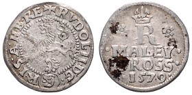 COINS MINTED IN BOHEMIA DURING THE REIGN OF RUDOLF II (1576 - 1612)&nbsp;
Small groschen, 1579, 1g, Praha. Hal. 330&nbsp;

EF | EF