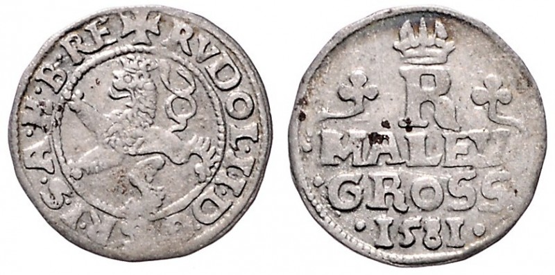 COINS MINTED IN BOHEMIA DURING THE REIGN OF RUDOLF II (1576 - 1612)&nbsp;
Small...