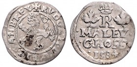 COINS MINTED IN BOHEMIA DURING THE REIGN OF RUDOLF II (1576 - 1612)&nbsp;
Small groschen, 1584, 0,96g, Praha. Hal. 340&nbsp;

about EF | about EF