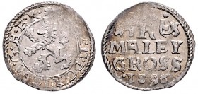 COINS MINTED IN BOHEMIA DURING THE REIGN OF RUDOLF II (1576 - 1612)&nbsp;
Small groschen variant, 1596, 1,08g, Praha. Hal. 348&nbsp;

VF | VF