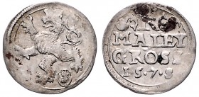 COINS MINTED IN BOHEMIA DURING THE REIGN OF RUDOLF II (1576 - 1612)&nbsp;
Small groschen, 1578, 0,88g, Kutná Hora. Hal. 379&nbsp;

VF | VF