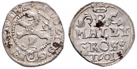 COINS MINTED IN BOHEMIA DURING THE REIGN OF RUDOLF II (1576 - 1612)&nbsp;
Small groschen, 1601, 1,12g, Kutná Hora. Hal. 380&nbsp;

EF | EF