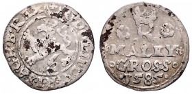 COINS MINTED IN BOHEMIA DURING THE REIGN OF RUDOLF II (1576 - 1612)&nbsp;
Small groschen, 1585, 0,85g, Jáchymov. Hal. 407&nbsp;

VF | VF