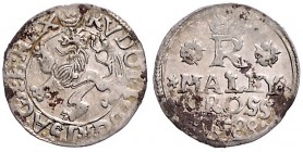 COINS MINTED IN BOHEMIA DURING THE REIGN OF RUDOLF II (1576 - 1612)&nbsp;
Small groschen, 1588, 0,92g, Jáchymov. Hal. 406&nbsp;

VF | VF