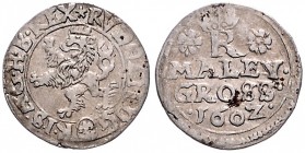 COINS MINTED IN BOHEMIA DURING THE REIGN OF RUDOLF II (1576 - 1612)&nbsp;
Small groschen, 1602, 1,11g, Jáchymov. Hal. 410&nbsp;

VF | VF