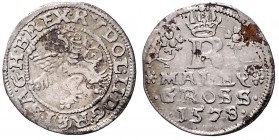 COINS MINTED IN BOHEMIA DURING THE REIGN OF RUDOLF II (1576 - 1612)&nbsp;
Small groschen, 1578, 0,92g, České Budějovice. Hal. 447&nbsp;

VF | VF