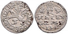 COINS MINTED IN BOHEMIA DURING THE REIGN OF RUDOLF II (1576 - 1612)&nbsp;
Small groschen, 1581, 0,88g, České Budějovice. Hal. 450&nbsp;

VF | VF