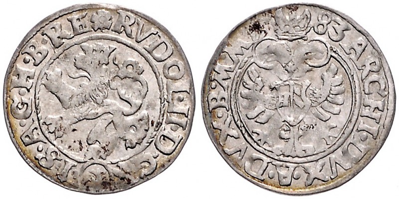 COINS MINTED IN BOHEMIA DURING THE REIGN OF RUDOLF II (1576 - 1612)&nbsp;
White...