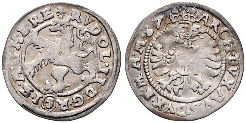 COINS MINTED IN BOHEMIA DURING THE REIGN OF RUDOLF II (1576 - 1612)&nbsp;
White...