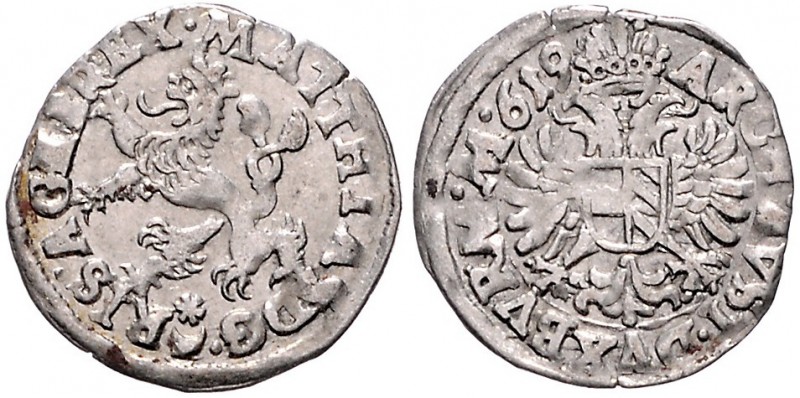 COINS MINTED IN BOHEMIA DURING THE REIGN OF MATTHIAS II (1608 - 1619)&nbsp;
Whi...