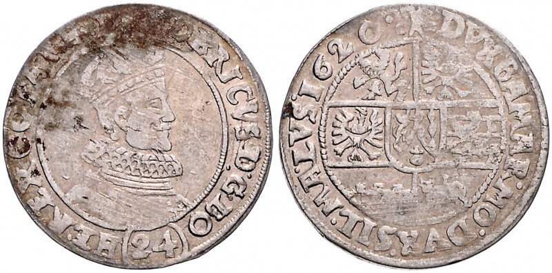 COINS MINTED IN BOHEMIA DURING THE REIGN OF FREDERIC OF THE PALATINATE(1619 - 16...