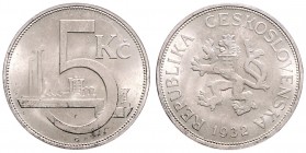 CZECHOSLOVAKIA&nbsp;
5 Corona, 1932, 6,98g, Kremnica. MCH CSR1-004&nbsp;

about UNC | about UNC