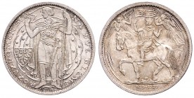 CZECHOSLOVAKIA&nbsp;
Silver medal Millennium of St. Wenceslaus (small), 1929, 15,02g, Kremnica. 28 mm, Ag 987/1000, MCH CSR1-MED2&nbsp;

UNC | UNC