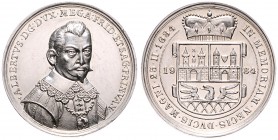 CZECHOSLOVAKIA&nbsp;
Silver medal A. von Wallenstein´s 300th Death Anniversary, 1934, 30,37g, Kremnica. 38 mm, Ag 987/1000, MCH CSR1-MED10&nbsp;

a...