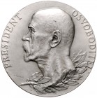 CZECHOSLOVAKIA&nbsp;
AE Medal To Commemorate the Death of T. G. Masaryk, one-sided, silver-plated, 1937, 155,5g, Kremnica. O. Španiel, 80 mm&nbsp;
...