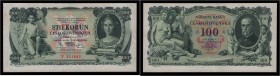 CZECHOSLOVAK REPUBLIK (1919 - 1939)&nbsp;
100 Koruna, 1931, Série T. Aurea 25 a&nbsp;

1