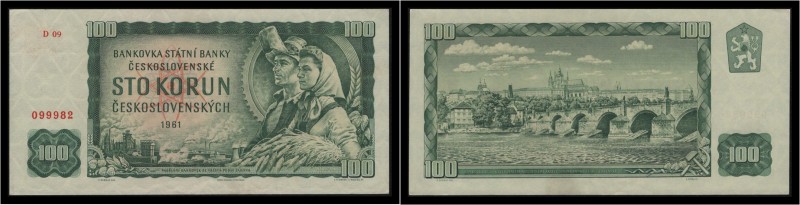CZECHOSLOVAK REPUBLIC (1953 - 1992)&nbsp;
100 Koruna, 1961, Série D 09. Aurea 1...