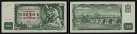 CZECHOSLOVAK REPUBLIC (1953 - 1992)&nbsp;
100 Koruna, 1961, Série X 50. Aurea 111 a&nbsp;

0