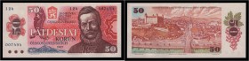 CZECHOSLOVAK REPUBLIC (1953 - 1992)&nbsp;
50 Koruna, 1987, Série I 24. Aurea 117 D&nbsp;

N
