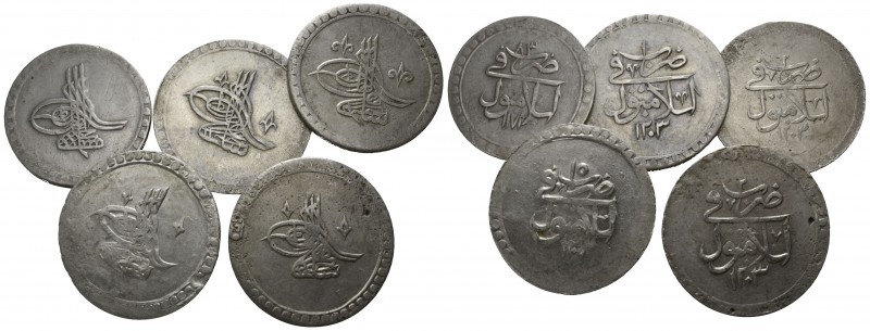 Lot of 5 turkish coins / SOLD AS SEEN, NO RETURN!

very fine