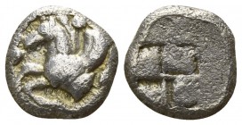 Macedon. Argilos 470-460 BC. Hemiobol AR