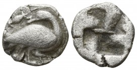 Macedon. Eion 500-437 BC. Obol AR
