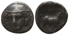 Thrace. Ainos circa 400 BC. Diobol AR