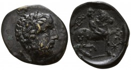 Kings of Thrace. Uncertain mint. Seuthes III 323-316 BC. Bronze Æ