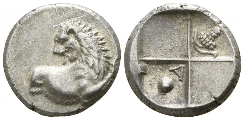The Tauric Chersonese. Cherronesus 386-338 BC.
Hemidrachm AR

13mm., 2,31g.
...