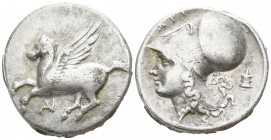 Akarnania. Anaktorion circa 345-300 BC. Stater AR