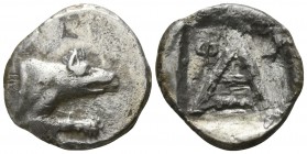 Argolis. Argos circa 100-80 BC. Hemidrachm AR
