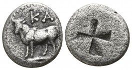 Bithynia. Kalchedon  circa 340-320 BC. Trihemiobol AR